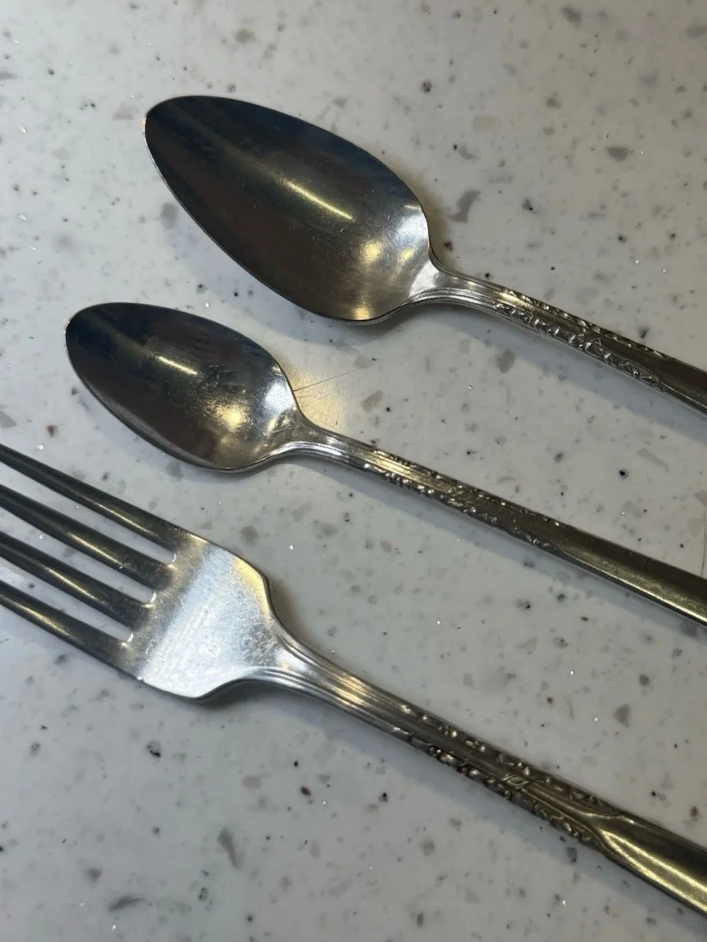 C1950 BROOKWOOD AKA BANBURY SILVERPLATED FORK - SPOON - INFANT SPOON